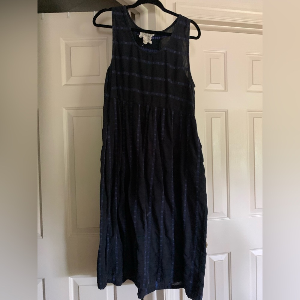 Ace & Jig Navy Blue Midi Dress